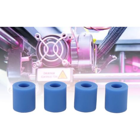 Ensemble de 4 pièces pour nivellement de plateau chauffant : colonne de nivellement, patin en silicone rigide, amortisseur résistant à la chaleur, compatible avec les imprimantes 3D CR-10/CR10S CR-X e (1/5)