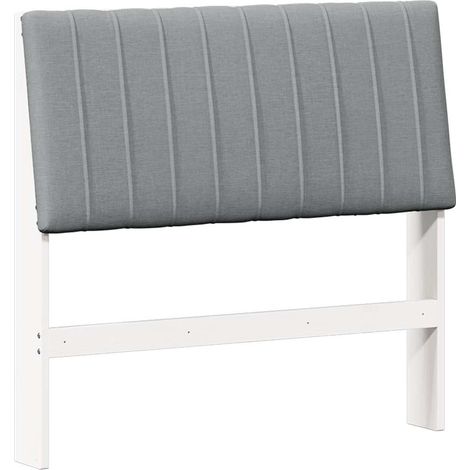 Maison Exclusive - Cabecero tapizado Gris Claro 100 cm Madera de (1/5)