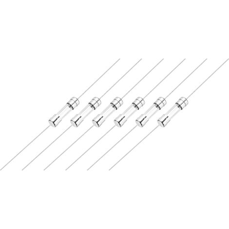6pcs Fusibles À Tube En Verre, Avec Fil De 5 x 20 mm 1A 250V Pour Remplacer Ou Réparer De Nombreux Électroniques Domestiques (F 1A) (1/5)