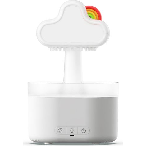 Humidificateur à brume fraîche blanche avec arrêt automatique, pour la chambre à coucher et le yoga à domicile (1/5)