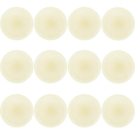 Cache vis décoratifs en plastique beige Unomor 500 pièces (1/5)