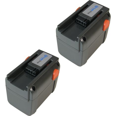 2x Trade-Shop Premium Li-Ion Ersatz Akku 18V / 4000mAh für Gardena Allround Bläser Accujet 18-Li, Akku-Kettensäge CST 2018-Li, Ergocut 48 8878 (1/4)