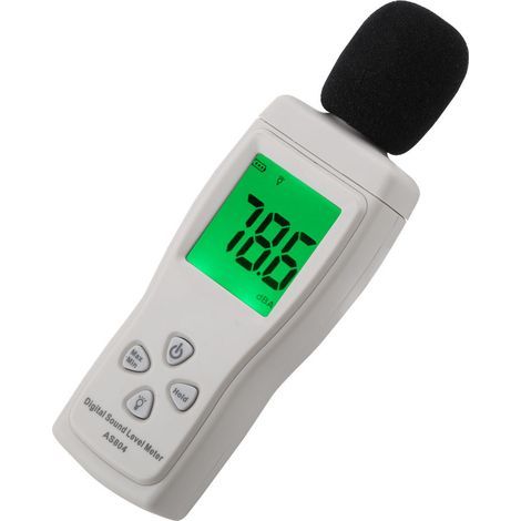 AS804 SMART SENSOR Digitales Dezibelmessgerät – Geräuschmessung 30–130 dBA (1/5)