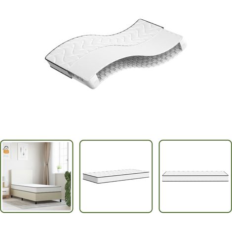 Matelas bonnell - Matelas à ressorts bonnell moyen 100x200 cm (1/5)