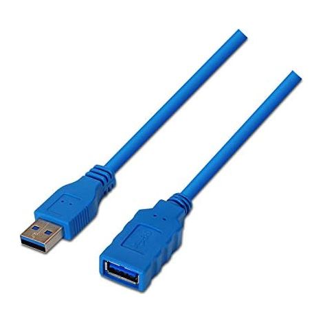 Cavo Prolunga USB Aisens A105-0046 Azzurro 2 m (1 Unità) (1/2)
