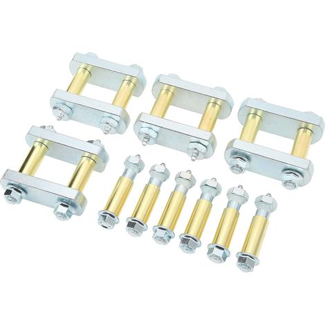 Kit de Mise à Niveau de Chaîne Lourde, Bague en Bronze, Chaînes de 2,25 Pouces, Suspensions de Remorque RV à Essieu en Tandem avec Boulons Grasibles, Acier, ajusté pour CRE3000, (1/5)