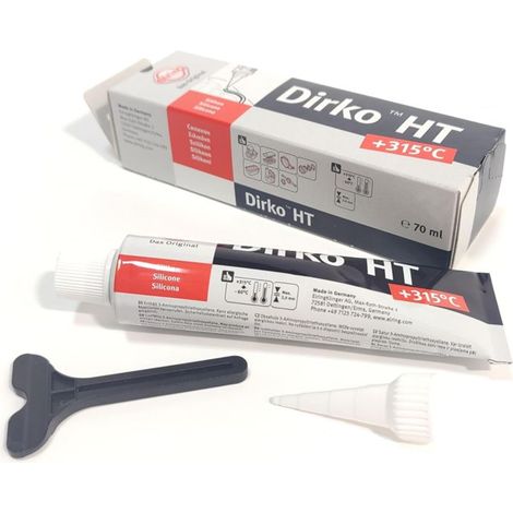 Pâte à joint - ELRING - 700.621 (Dirko HT) - -60°C/+315°C - Silicone sans solvant - 70 ml