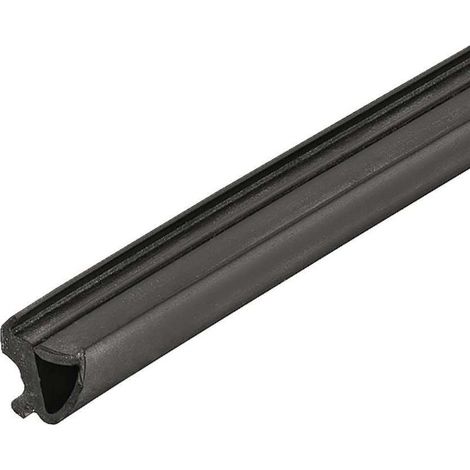 Joint d'isolation à lèvre pour portes en feuillure et à recouvrement – Caoutchouc EPDM noir – Dimensions 13 x 13 mm – Longueur 2 mètres - 13mmm (1/2)