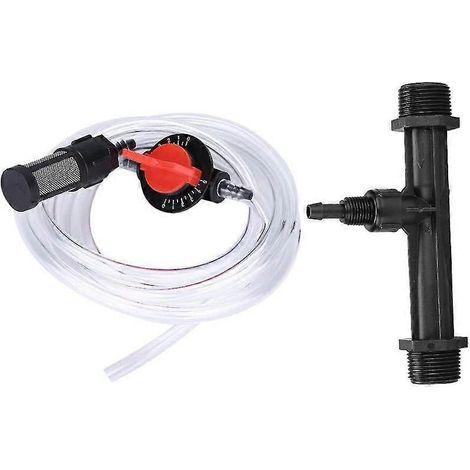 Luxora Venturi Fertilizer System, G3/4 Fertilizer And Filter Straw Kit, Garden Irrigation