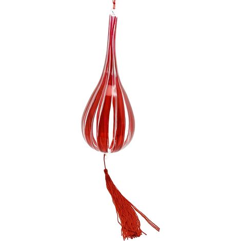 Pendente per albero di Natale "Wonderland" in vetro da 50 cm