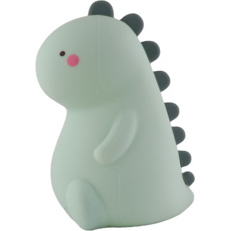 Veilleuse dinosaure à tapoter - Veilleuse verte rechargeable 1W, veilleuse dinosaure rechargeable USB, veilleuse créativ (1/5)