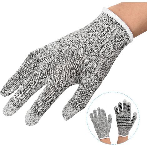 Gants de travail tactiles en nylon, protection de niveau 5, résistants aux coupures et antidérapants, taille XL. (1/5)