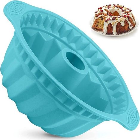 23 cm (9 inch) silicone cake pan, blue (1/5)
