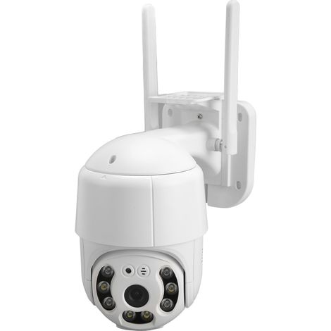 2K 2,4-GHz-WLAN-Überwachungskamera, IP66 wasserdicht, Nachtsicht, Gegensprechfunktion, Außenkamera für die Hausüberwachung (1/5)