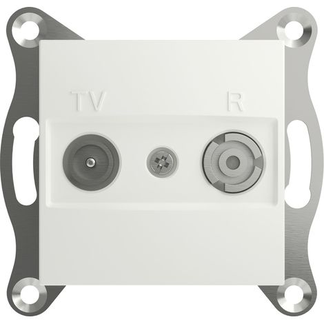 Schneider Electric   TV-, Radio-Enddose Asfora Weiß (RAL 9003) EPH3300721D 1 St.