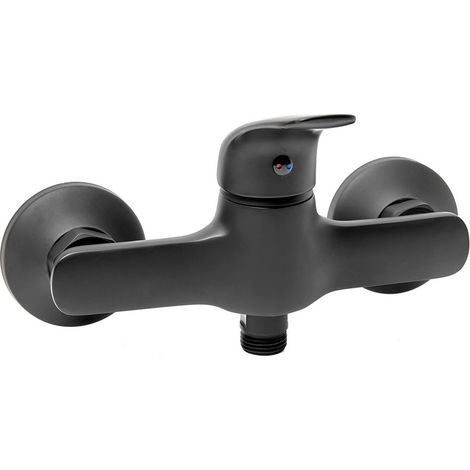 Mélangeur douche S-Line Pro sans kit de douche 150 mm noir SIKOBSLPRO268C (1/5)
