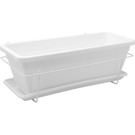 KIT JARDINIÈRE 50CM Blanc (1/5)