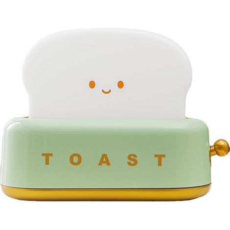 Night Light - Bread Maker Shape - USB Rechargeable - Dimmable 1% To 100% - 15 Minute Timer - For Bedroom Bedside Nursery Desk - 1 Piece (1/5)