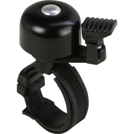 Fischer Glocke Mini Oversize schwarz Fahrradzubehör