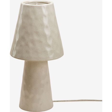 Lampe de table en céramique Portia SKLUM Beige Crème