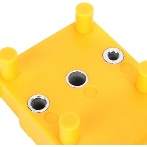 Kit de gabarit de perçage pour tourillons de menuiserie (8 pièces) avec poinçon et outil de perçage portatif pour trous de poche (1/5)