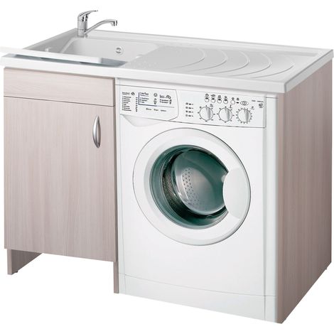 Coprilavatrice eco 109x60 colore olmo destro brand negrari