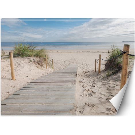 Papier peint mural, Paysage route vers la plage - 368x254 (1/5)