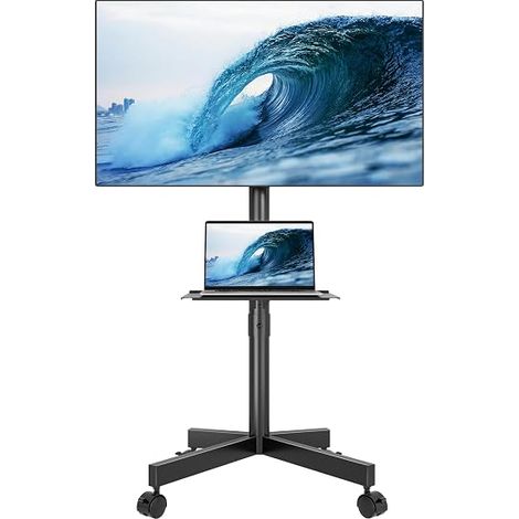 Support TV sur Roues, 22-60 Pouces, Charge 25 kg (1/3)