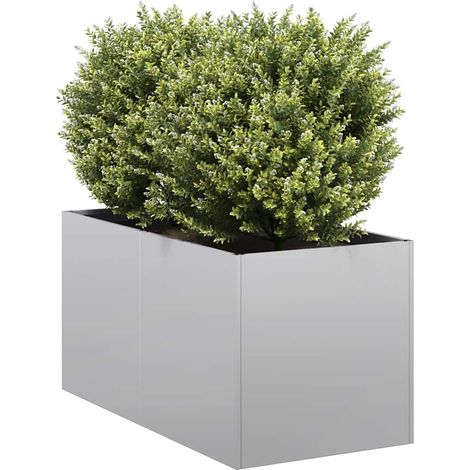 vidaXL Fioriera 40x80x40 cm in Acciaio Zincato