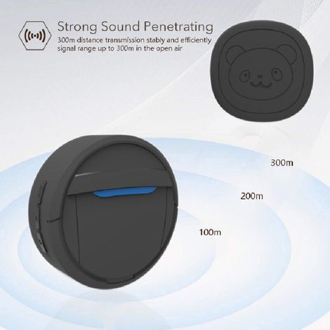 Sonnette sans fil, sonnette pour chien à la maison, sonnette intelligente à induction, sonnette pour animaux de compagnie, entraînement individuel pour chien (1/5)