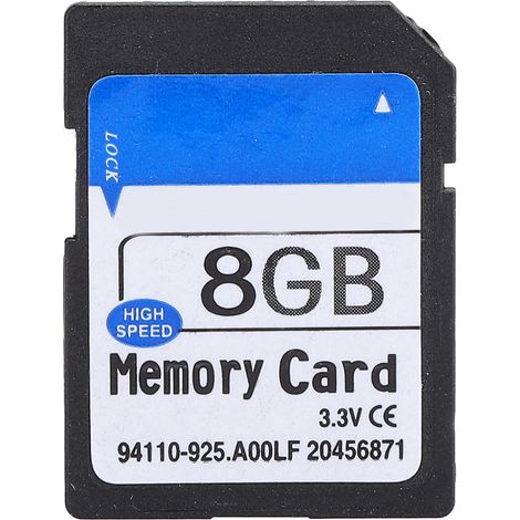 Carte Mémoire Haute Vitesse 8G pour Appareil Photo, MP3, MP4, Caméra et Console de Jeu (1/5)
