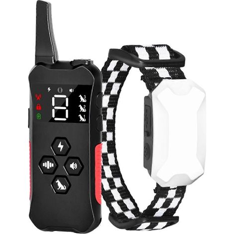 Collier de dressage pour chien avec télécommande - Collier électronique rechargeable et étanche (1/5)