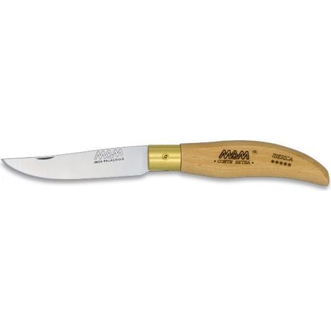 Navaja mam mam mango de madera hoja acero inoxidable 9 cm