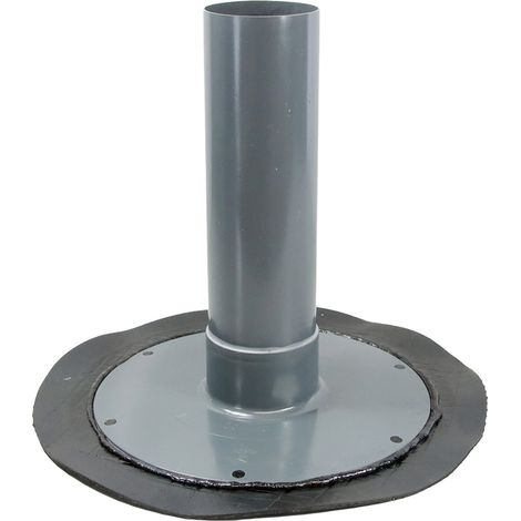 Flachdachablauf mit Flansch aus Bitumen mit Sieb DN 50 - DN 100 (1/3)