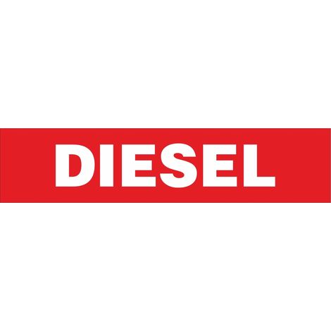 Etichettatura adesiva di una tanica - diesel (1/2)