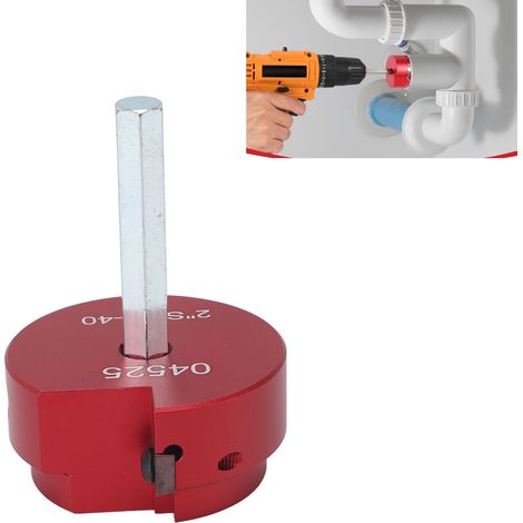 PVC-Rohrschneider-Set – Steckschlüssel aus Aluminiumlegierung – Steckschlüssel-Schutz für Wasser-, Abwasser- und Lüftungsleitungen – 2 Zoll (1/5)