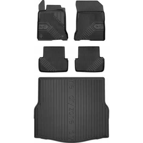 SET 77 Tapis de sol et sur-tapis Renault Laguna 3 Liftback 2007-2015 (1/5)
