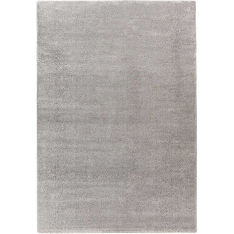 Tapis Tissé Shaggy à Poils Longs "Nila" Gris 120 x 170 cm (1/4)