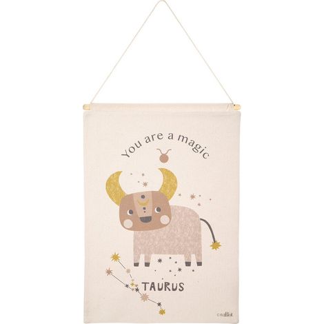 Décoration Murale pour Chambre d'Enfant Signe Astrologique Taureau avec Pochette Imprimée - PANGIVO (1/4)