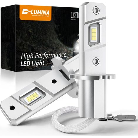 Kit Full Led Compatto H3 12V 30W 6000 Lumen Canbus All In One IP65 Senza Ventola (1/3)