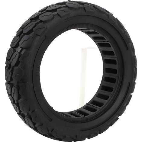 Pneu plein pour trottinette électrique 10x2,75, anti-éclatement, non gonflable, en caoutchouc alvéolé, pour remplacement (1/5)