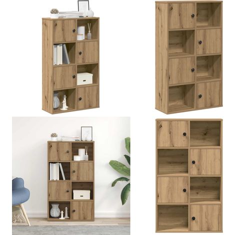 vidaXL Bücherregal Artisan-Eiche 60x24x101,5 cm Holzwerkstoff (1/5)