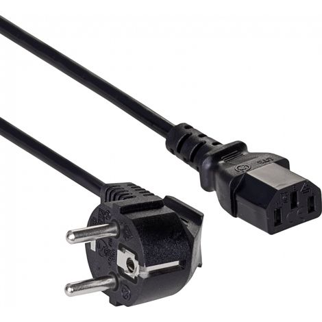 Akyga Netzkabel AK-PC-01C CU CEE 7/7 / IEC C13 1,5 m (1/2)