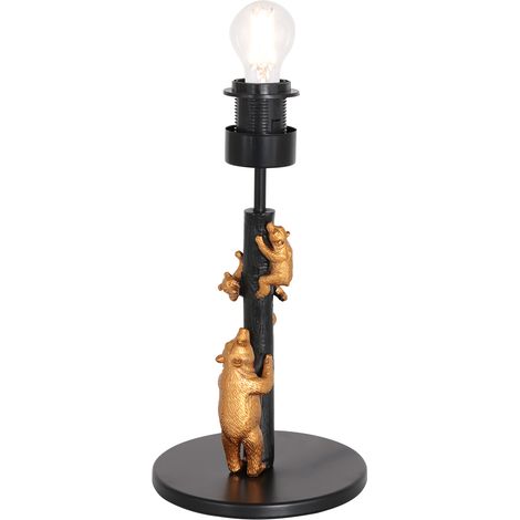Tischlampe - schwarz - Animaux - kunststoff metall - Ø 17cm - E27 (1/5)