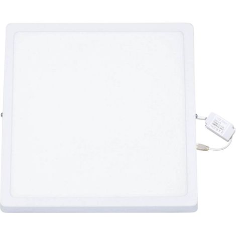 Plafoniera LED 24W Quadrata Slim 6000 K Fredda Moderna Soffitto Muro 27x27