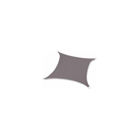 Voile d'ombrage 2x3 m protection contre la chaleur voile d'ombrage protection solaire UV protection solaire terrasse graphite - gris