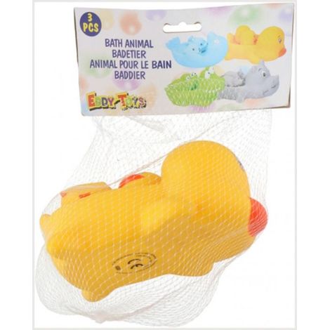 Jouets de bain - Eddy Toys - Canard - 3 pièces - Plastique - Jaune (1/2)