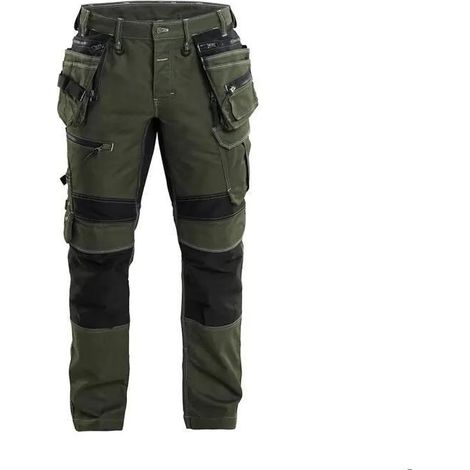 Pantalón de trabajo blaklader denim Cordura verde talla 42