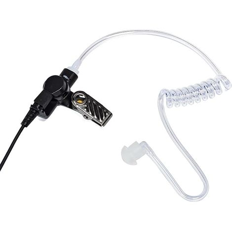Hidden Earpiece for DP3400 DP4400 DP4401 DP4600 DP4800 DP4801 MTP6650 Two-Way Radio Safety Multi-Pin Walkie Talkie Headset with Air Acoustic Tube PTT Mic (1/2)