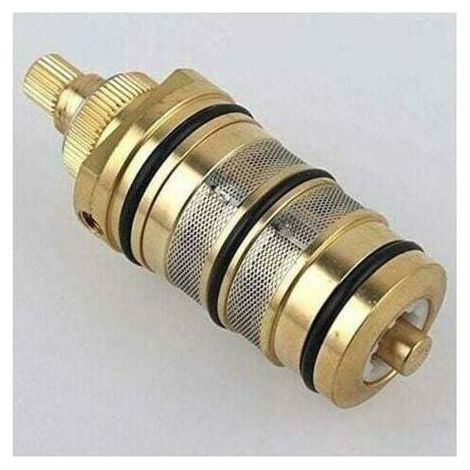 Cartouche Thermostatique et PoignéE en Laiton pour le Bain Douche pour Mitigeur MéLangeur Barre de Douche Robinet MéLangeur Douche Cartouche MéLangeur (1/5)